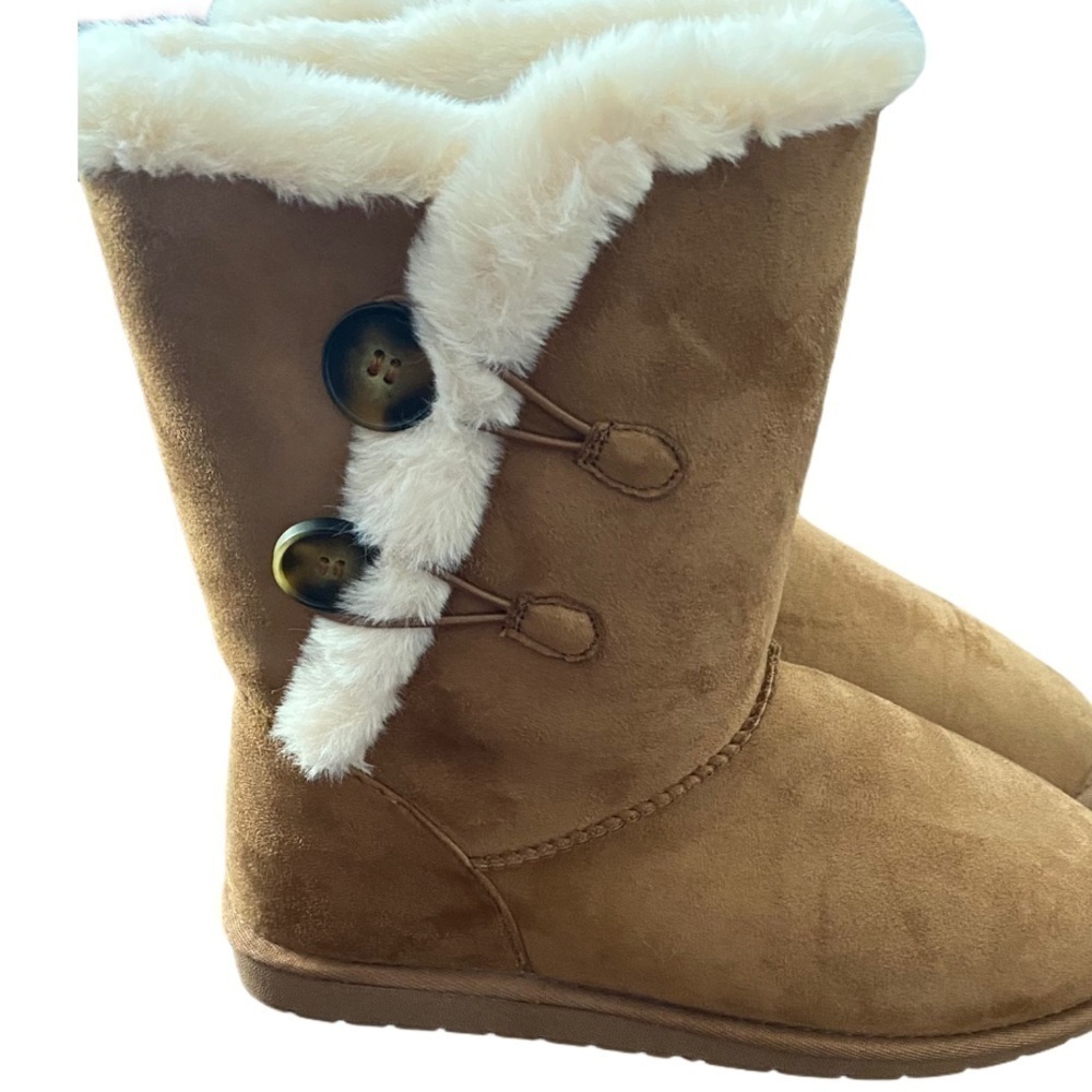 Avenue WW Shoes Women’s size: 7W Zoey Fur Lined Suede Boot New - Picture 5 of 9
